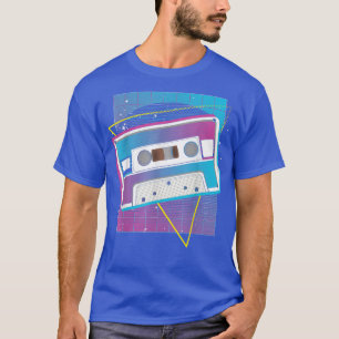 Camiseta Music Lover 80s Art Vaporwave Synthwave Retro Cass