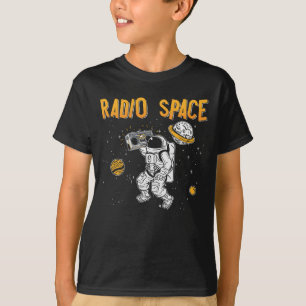 Camiseta Music Lover Astronomy Radio Space Stars Universe