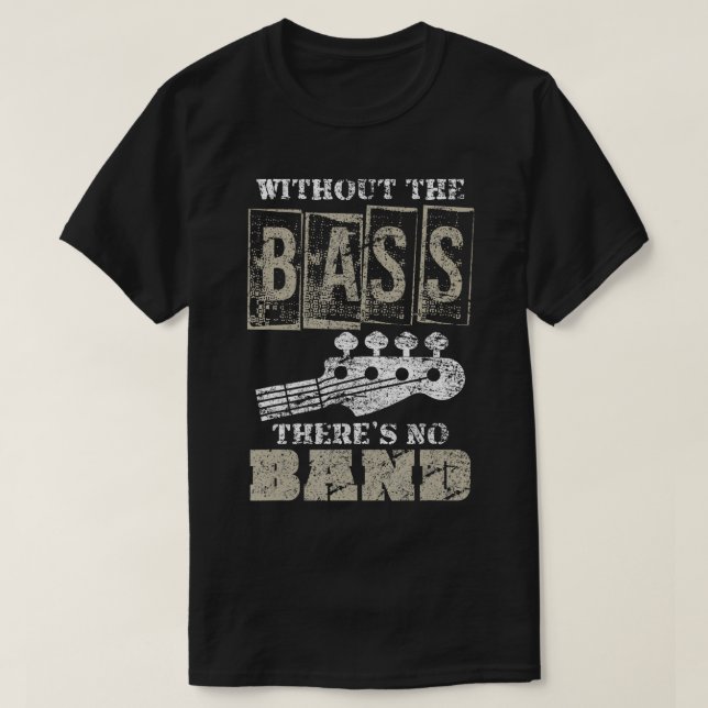 Camiseta Music Lover Gift Idea Bass Player Bass Guitar (Diseño del anverso)