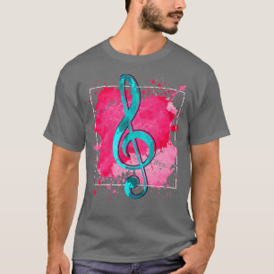 Camiseta Music Lover Gift Treble Clef