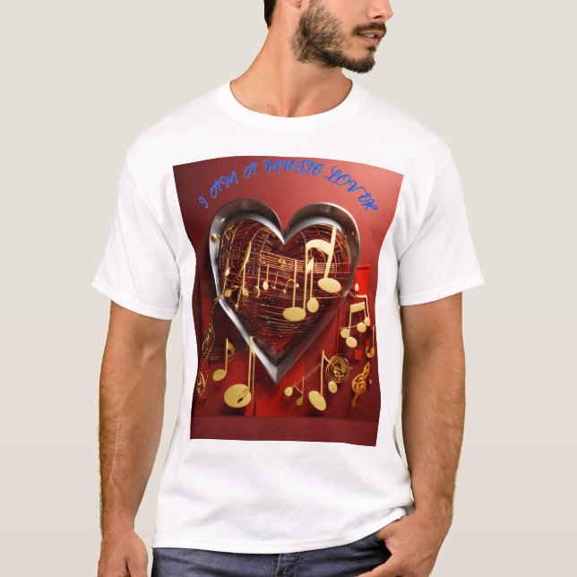 Camiseta Music Lover T-Shirt (Anverso)