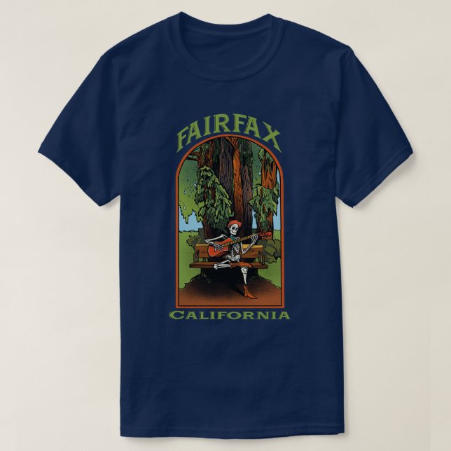 Camiseta Music Man Fairfax CA 1  (Diseño del anverso)