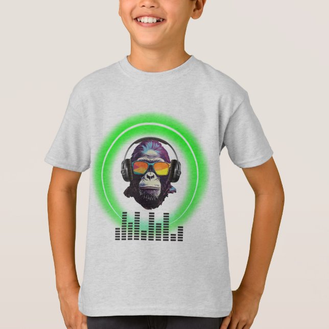 Camiseta Music monkey t-shirt (Anverso)