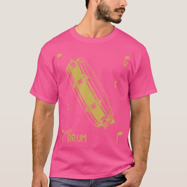 Camiseta Music Notes Snare Drum (Anverso)