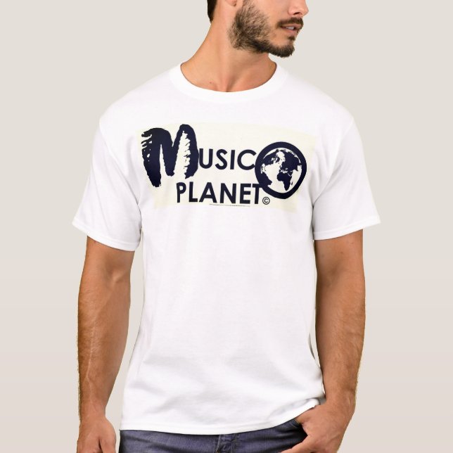 Camiseta MUSIC PLANET (Anverso)