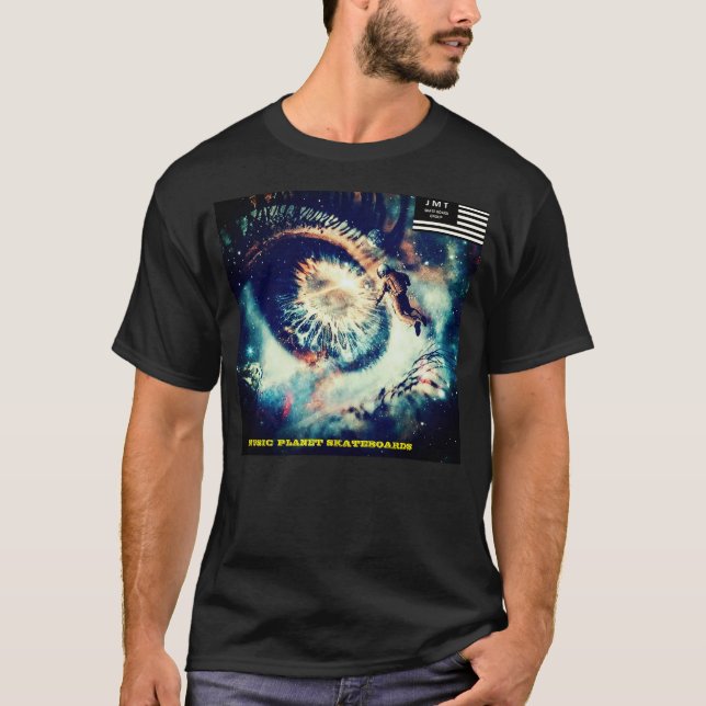 Camiseta MUSIC PLANET SKATEBOARD (Anverso)