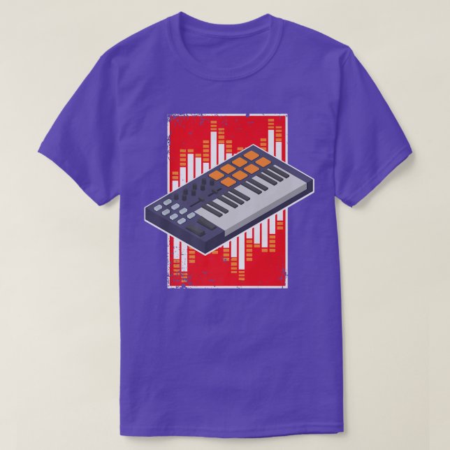 Camiseta Music Producer And Beats From Synthesizer Or Beat  (Diseño del anverso)