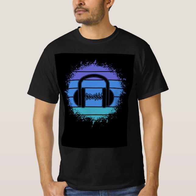 Camiseta Music producer, Music lover (Anverso)