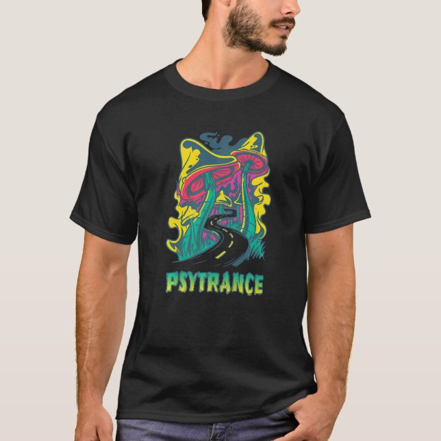 Camiseta Music Psytrance Party Soundsystem DJ Rave   (Anverso)