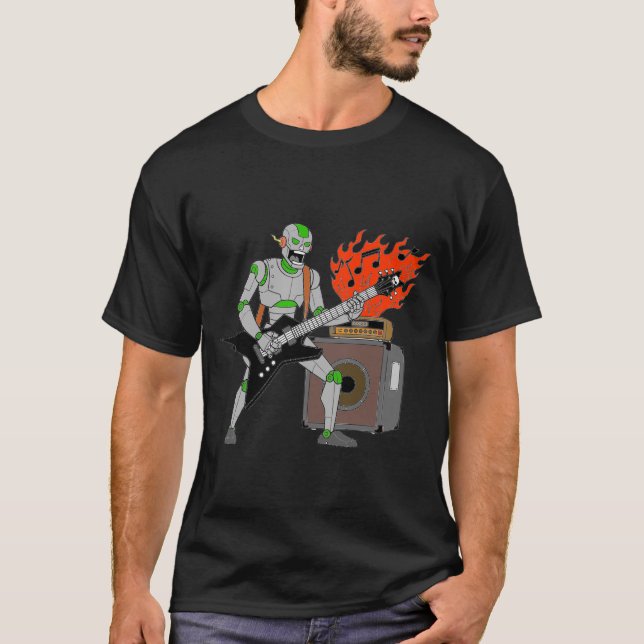 Camiseta Music robot (Anverso)