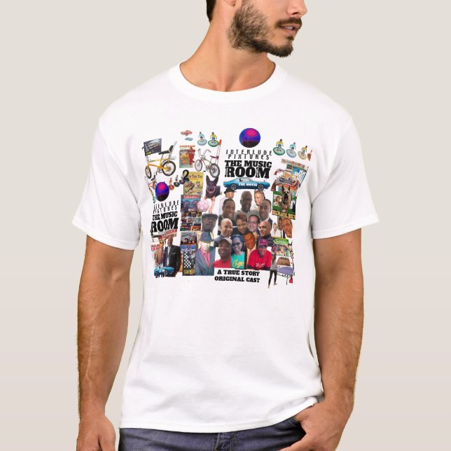 Camiseta MUSIC ROOM REAL CAST (Anverso)