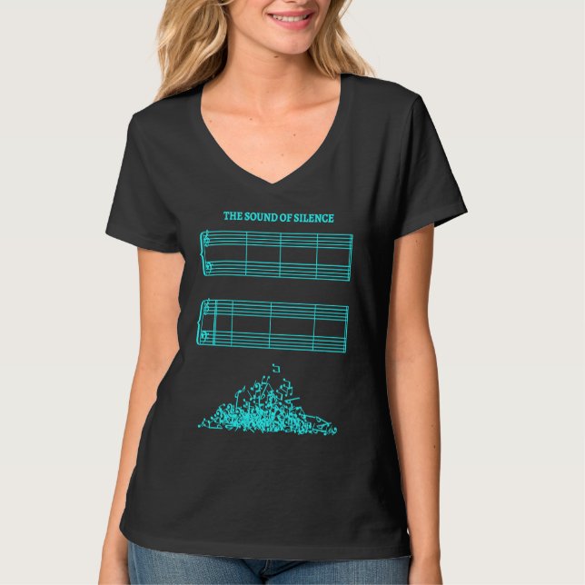 Camiseta Music Sheet without Sheet Music  The Sound of Sile (Anverso)