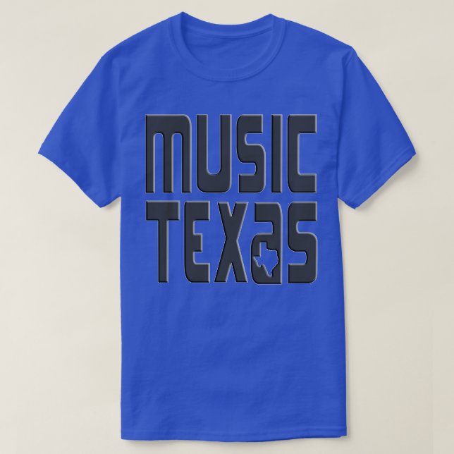 Camiseta Music Texas TShirt (Diseño del anverso)