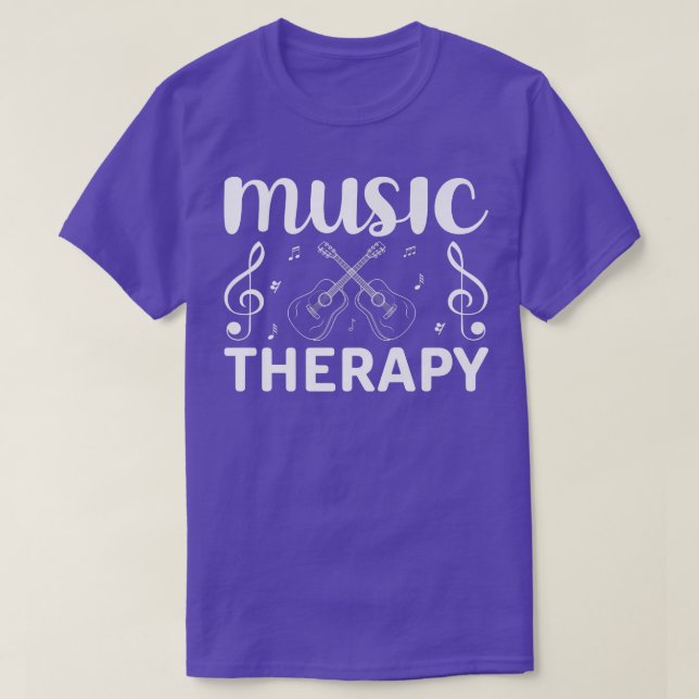 Camiseta Music Therapy Musical Music  (Diseño del anverso)