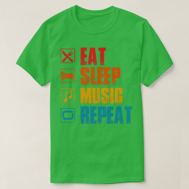 Camiseta música (Diseño del anverso)