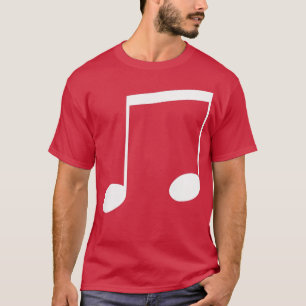 Camiseta Música 8Notas Camisas Tee - Pequeña Impresión