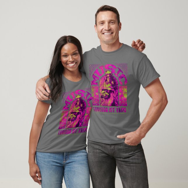 Camiseta Música a través de mis venas (Unisexo)