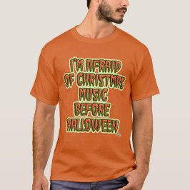 Camiseta Música antiferiada antes de Halloween