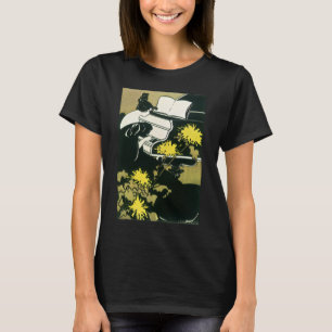 Camiseta Música antigua, Miss Traumerei tocando el piano, R