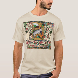 CAMISETA MÚSICA BESTIARIA MEDIEVAL EXTRAÑA,ÓRGANO DE JUEGO