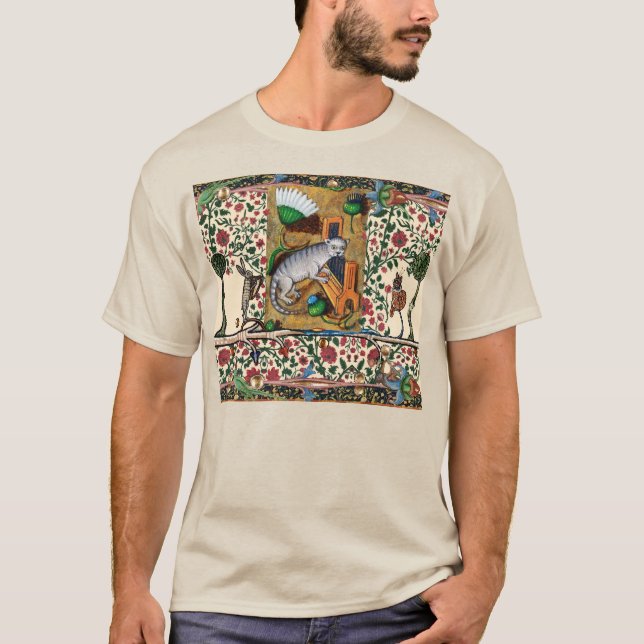 CAMISETA MÚSICA BESTIARIA MEDIEVAL EXTRAÑA,ÓRGANO DE JUEGO  (Anverso)