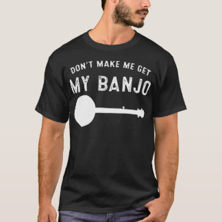 Camiseta Música Bluegrass de Banjo Vintage para Músicos de