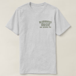 Camiseta Música Bluegrass Músicos de verdad sólo textos de 