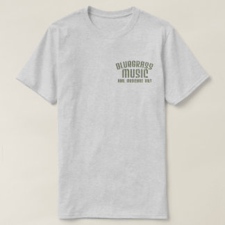 Camiseta Música Bluegrass Músicos de verdad sólo textos de 