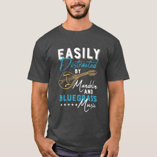 Camiseta Música Bluegrass y Mandolin divertidos