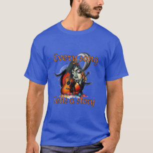 Camiseta Música : Cada canción cuenta una historia.