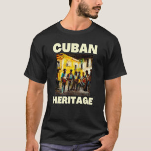 Camiseta Música callejera del patrimonio cubano Sol Música