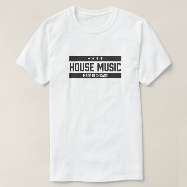 Camiseta Música casera hecha en Chicago (Diseño del anverso)