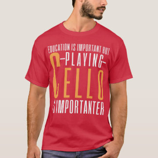 Camiseta Música Cello Musical