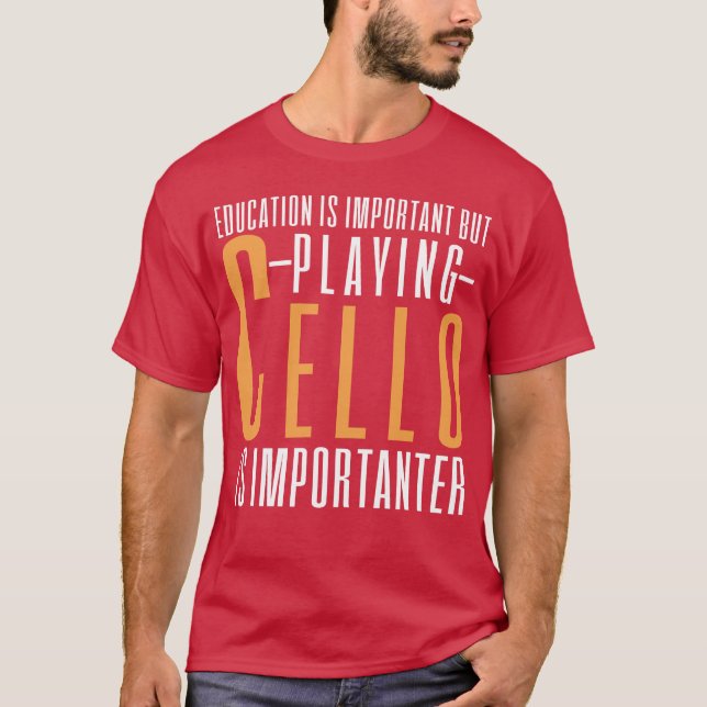 Camiseta Música Cello Musical (Anverso)