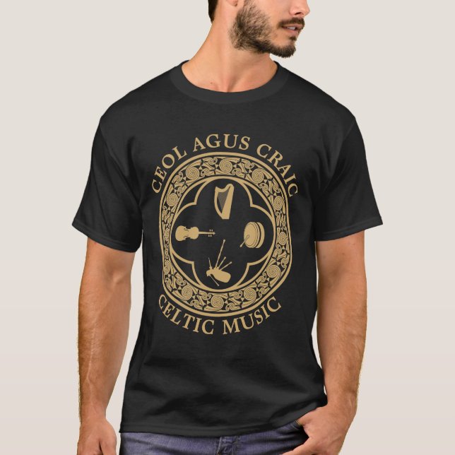 Camiseta Música celta (Anverso)