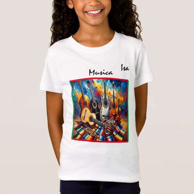 Camiseta Música Chica (Anverso)
