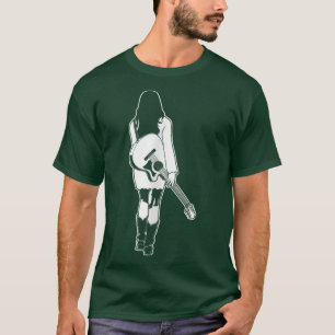Camiseta Música Chica de guitarra acústica