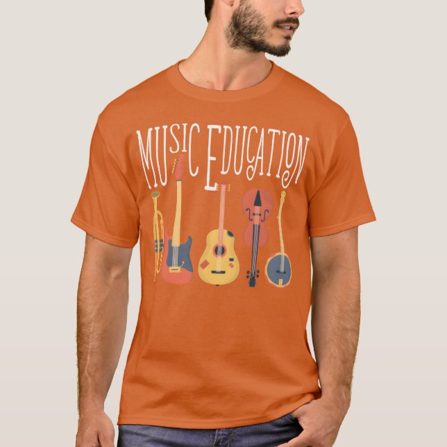 Camiseta Música cita a Musiceacher para la educación musica (Anverso)
