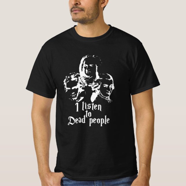 Camiseta Música clásica Beethoven Bach Mozart (Anverso)