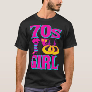 Camiseta Música clásica de disfraces Chica de los años 70 n