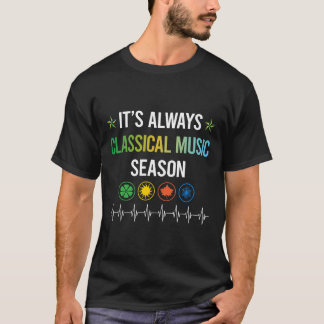 Camiseta Música Clásica de Temporada Divertida