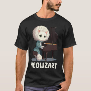 Camiseta Música Clásica Gato Meowzart Juego de Palabras