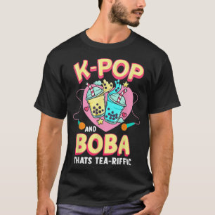 Camiseta Música coreana femenina de Kpop Manga Seoul Hallyu
