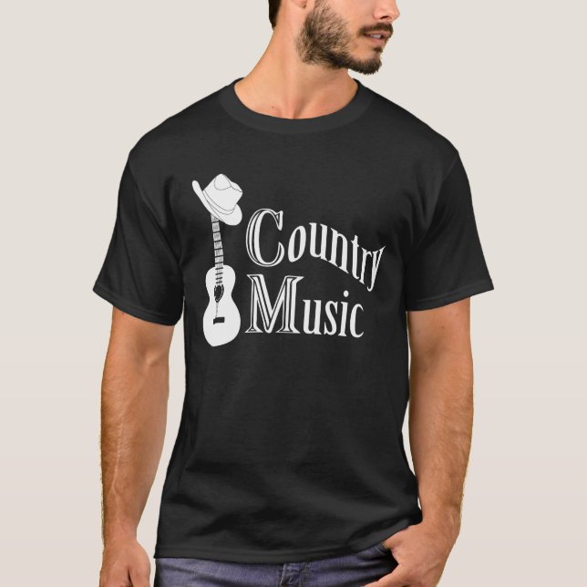 Camiseta Música country (Anverso)