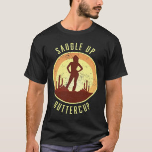Camiseta Música Country de Cowgirl Ropa Occidental Mujer En