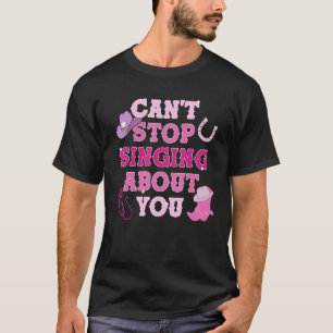Camiseta Música Country de Vaquera Sureña Estética Rosa Lin