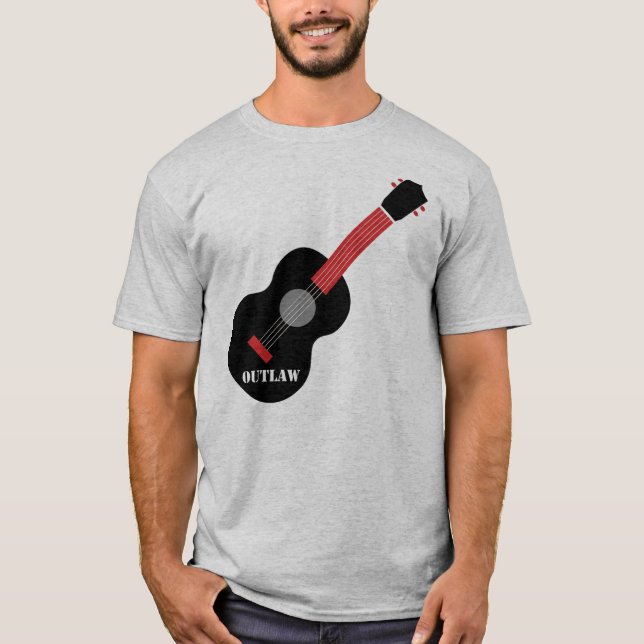 Camiseta Música country proscrita (Anverso)