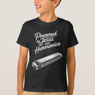 Camiseta Música Cristiana Impulsada Por Jesús Y Armónica