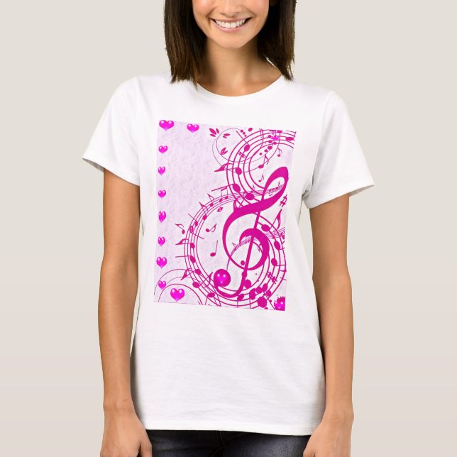 Camiseta Música de amor_ (Anverso)
