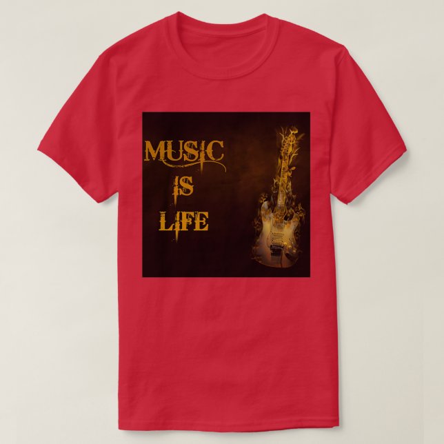 Camiseta Música de amor (Diseño del anverso)